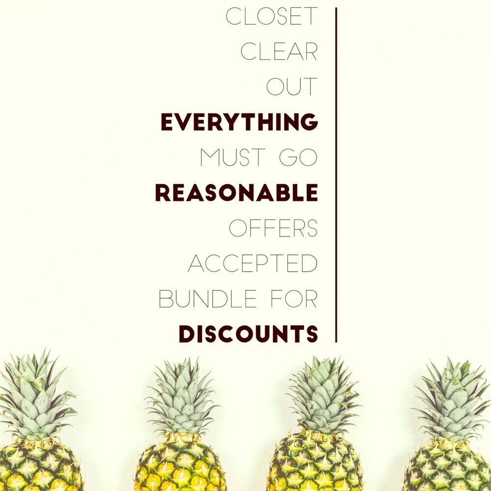SUMMER CLEANOUT SALE! ☀️